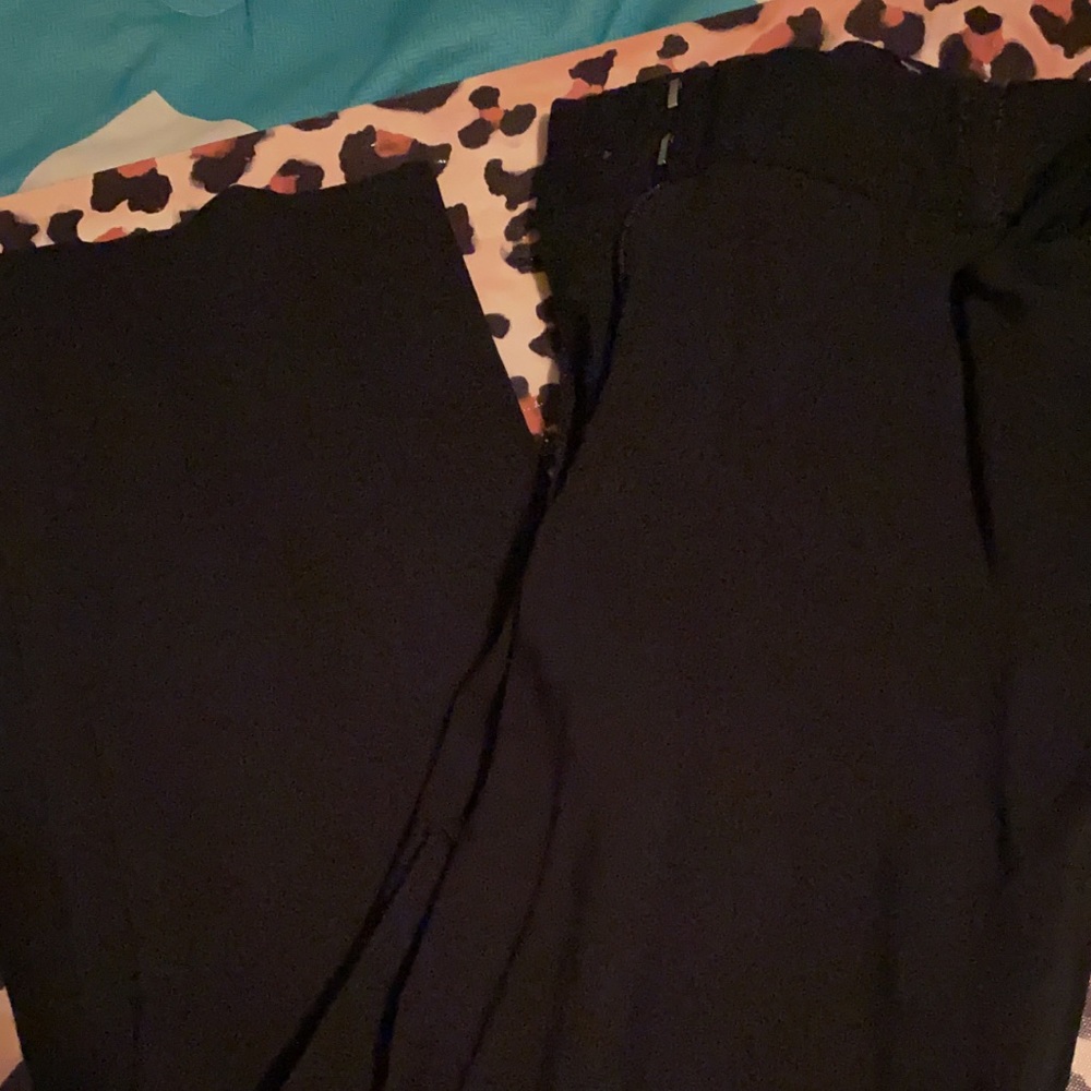 Black George dress pants
